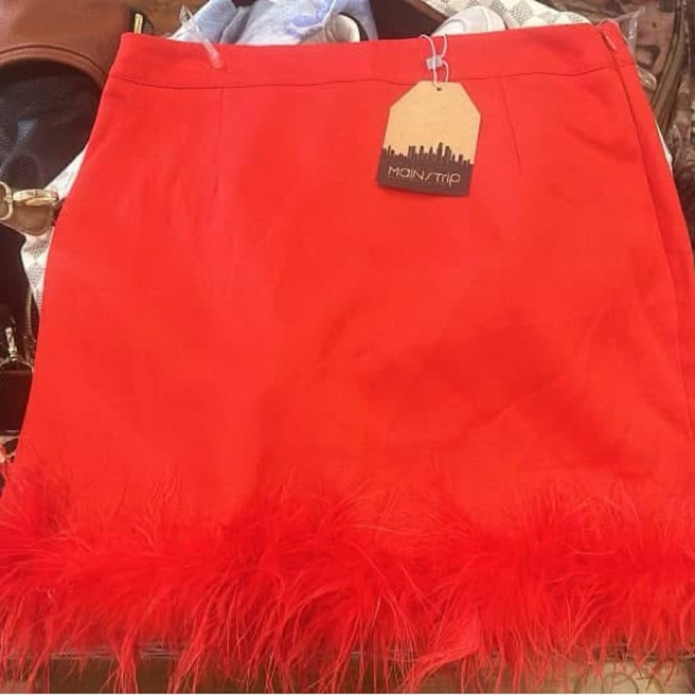 Red skirt new with tags size medium